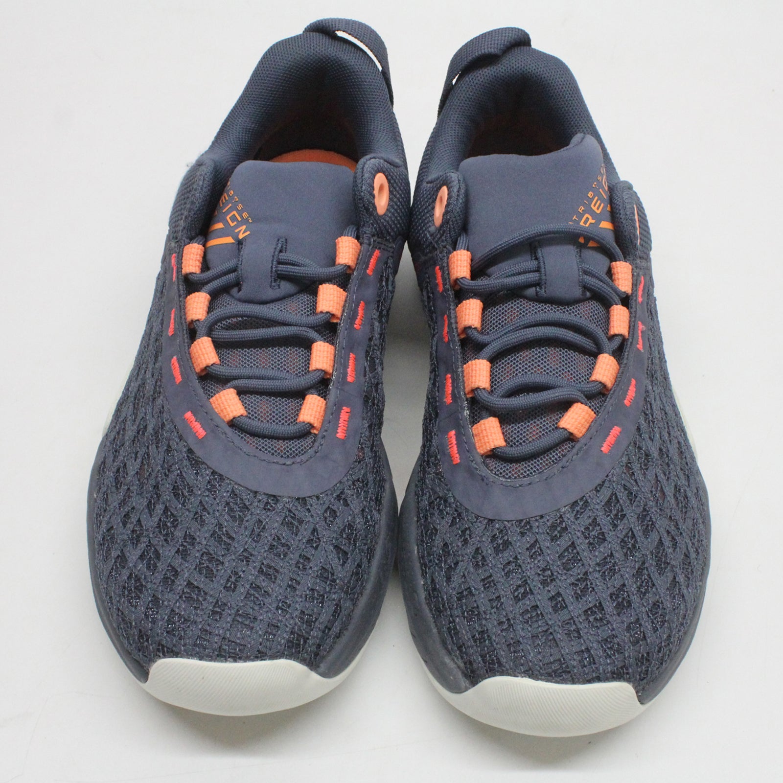 Under Armour TriBase Reign 5 3026021-400 Synthetic Textile Mens Trainers - Grey Orange - 41#color_grey orange