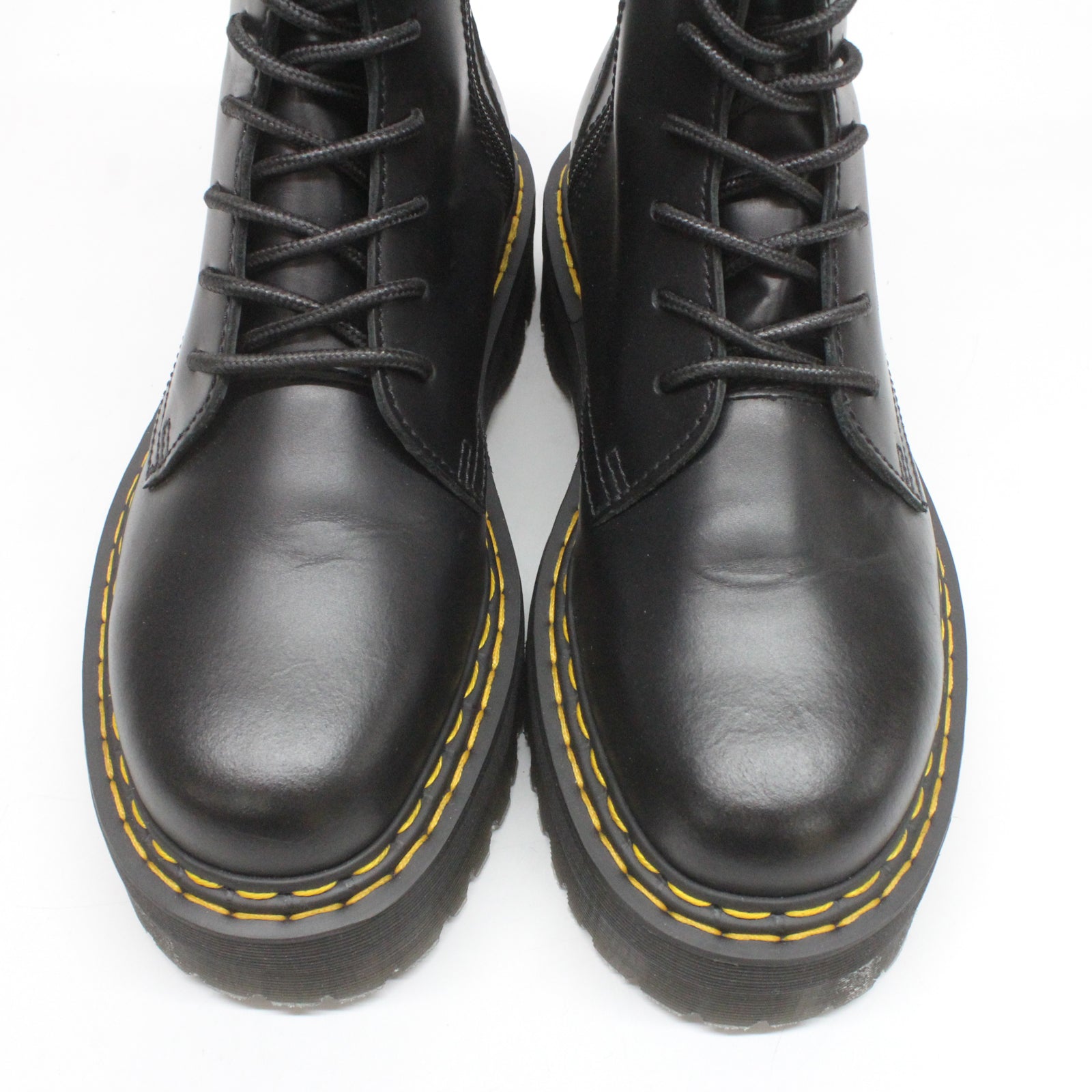 Dr. Martens Jadon DS 30638001 Paris Leather Unisex Boots - Black - 6#color_black