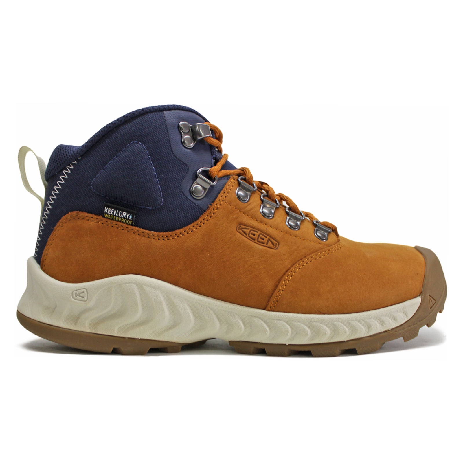 Keen Nxis Explorer Mid WP 1028310 Leather Textile Womens Boots - Keen Maple Birch - 40#color_keen maple birch