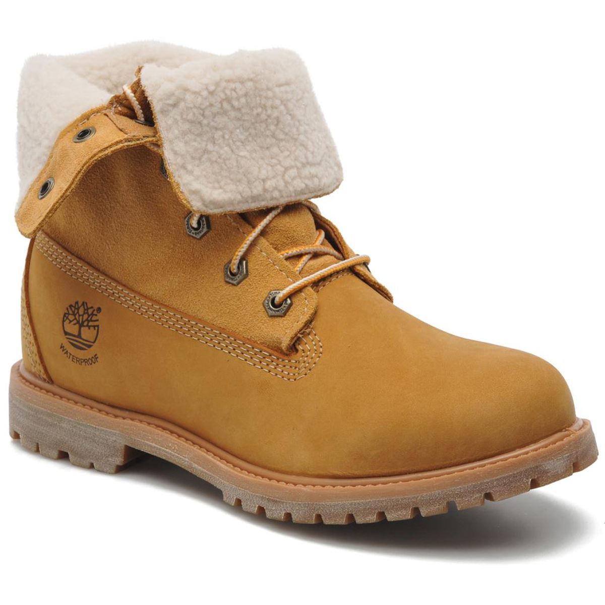 Timberland Authentic Teddy Fleece Women s Waterproof Mid Calf Boots