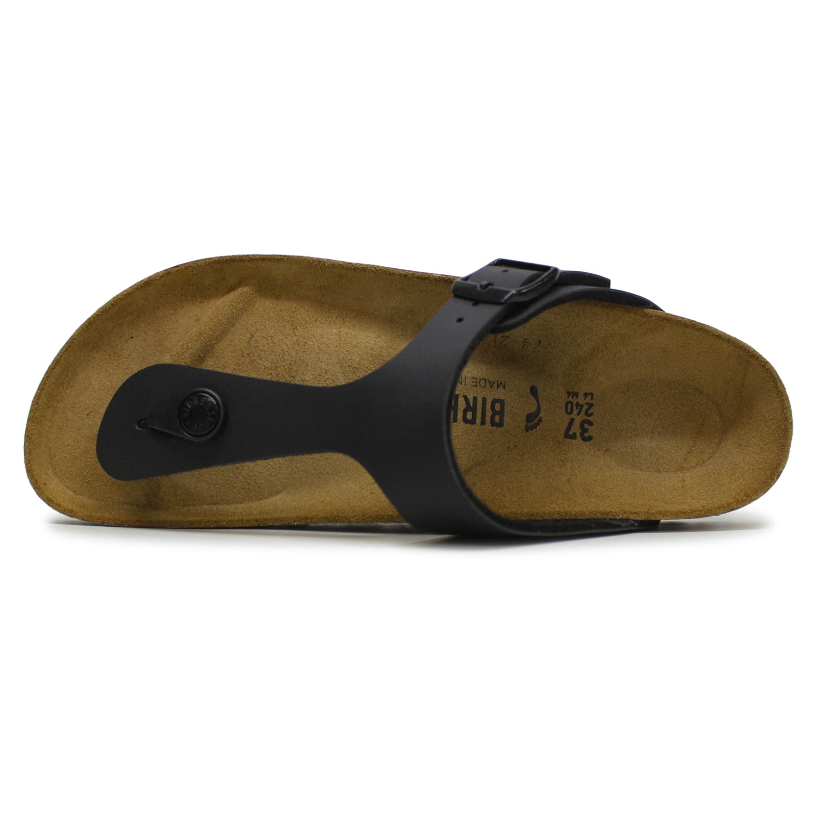 Birkenstock Gizeh Black Womens Sandals#color_black