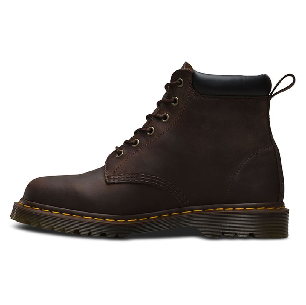 Dr. Martens 939 Ben 6 Eyelet Brown Unisex Boots#color_brown