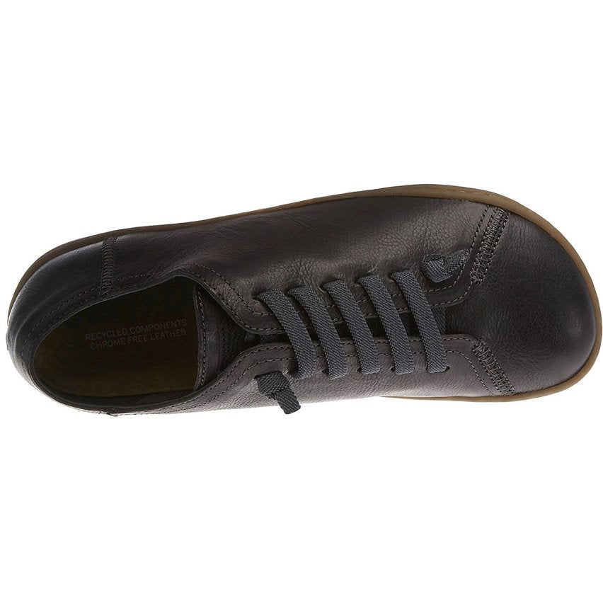 Camper Peu Calfskin Leather Women's Barefoot Sneakers#color_black