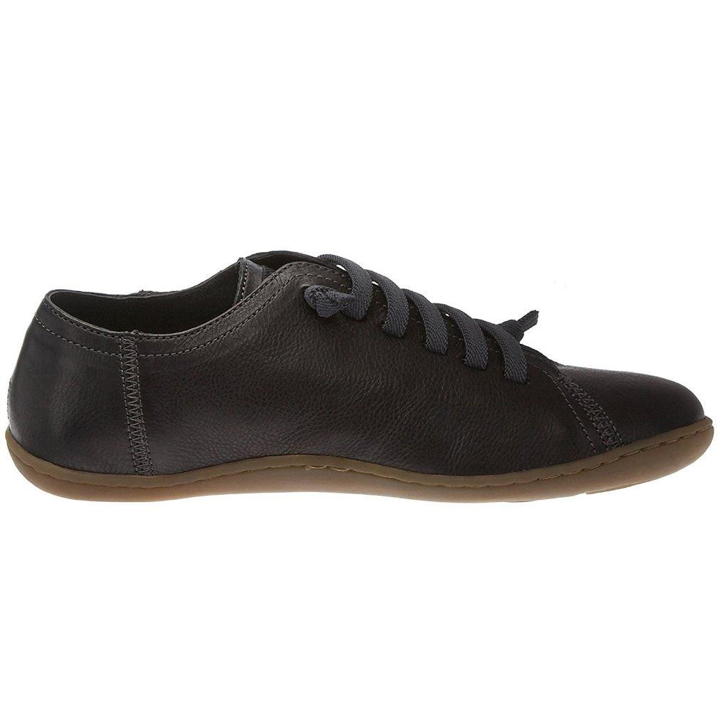 Camper Peu Calfskin Leather Women's Barefoot Sneakers#color_black