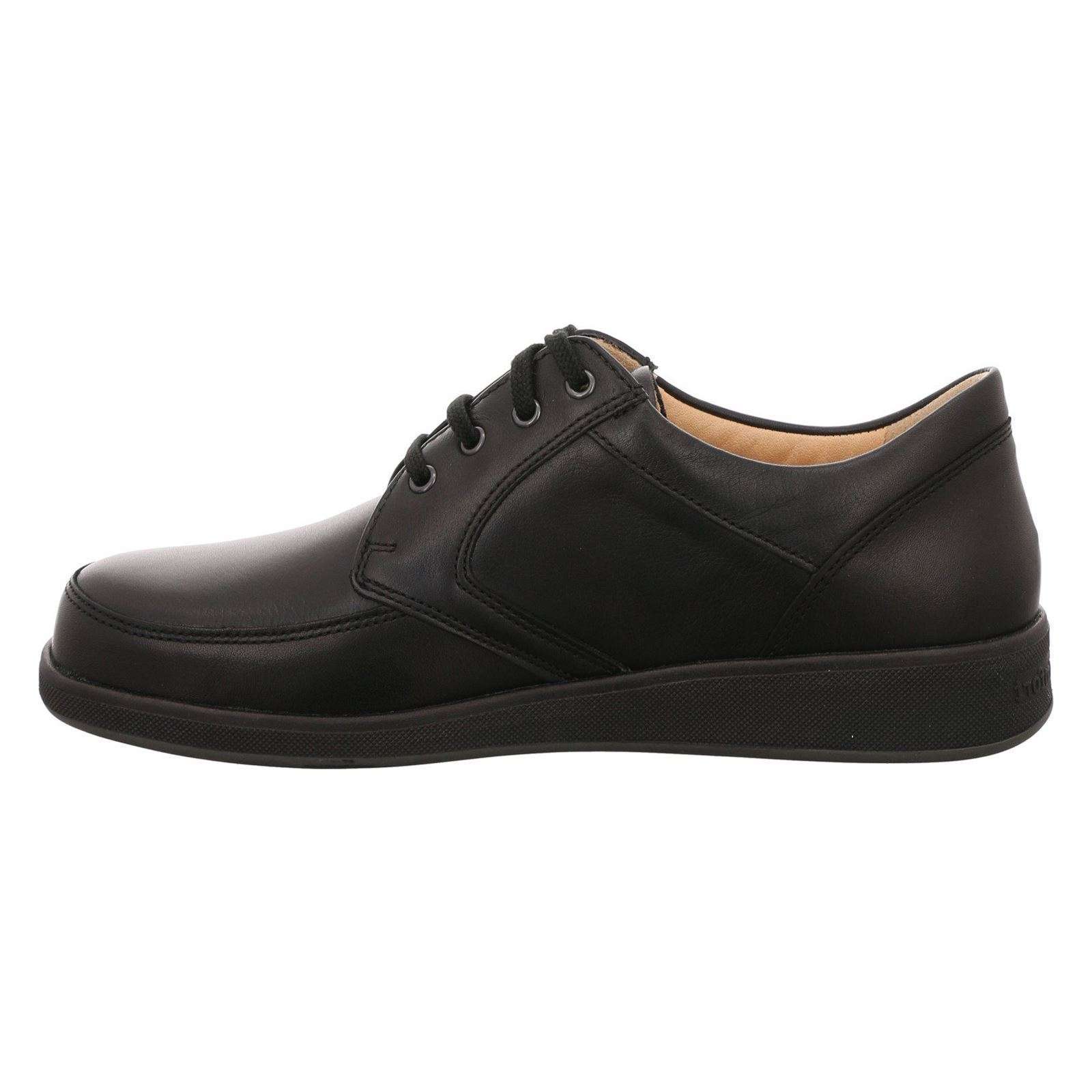 Finn Comfort Edmonton Leather Men's Shoes#color_black