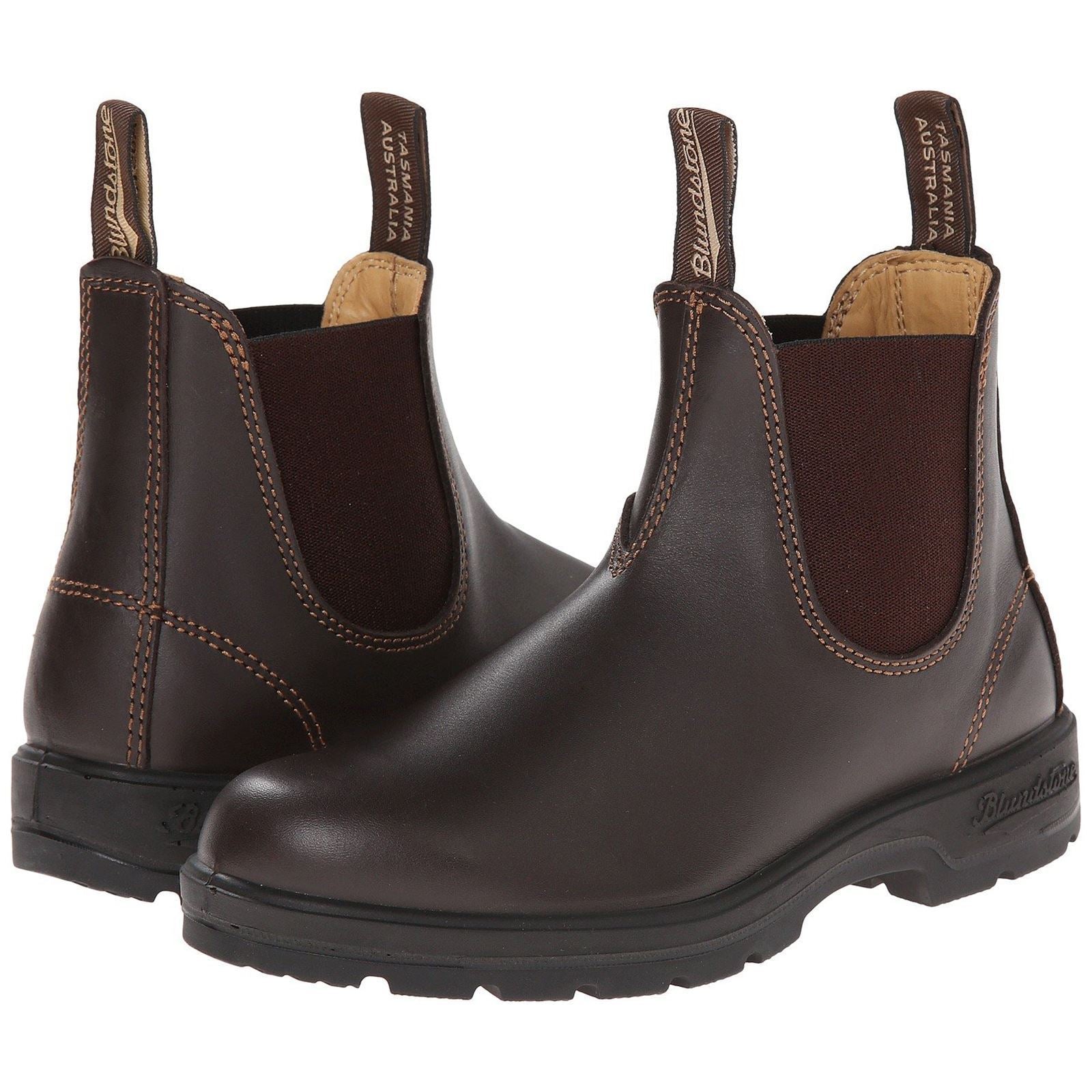 Blundstone 550 Water-Resistant Leather Unisex Chelsea Boots#color_walnut brown