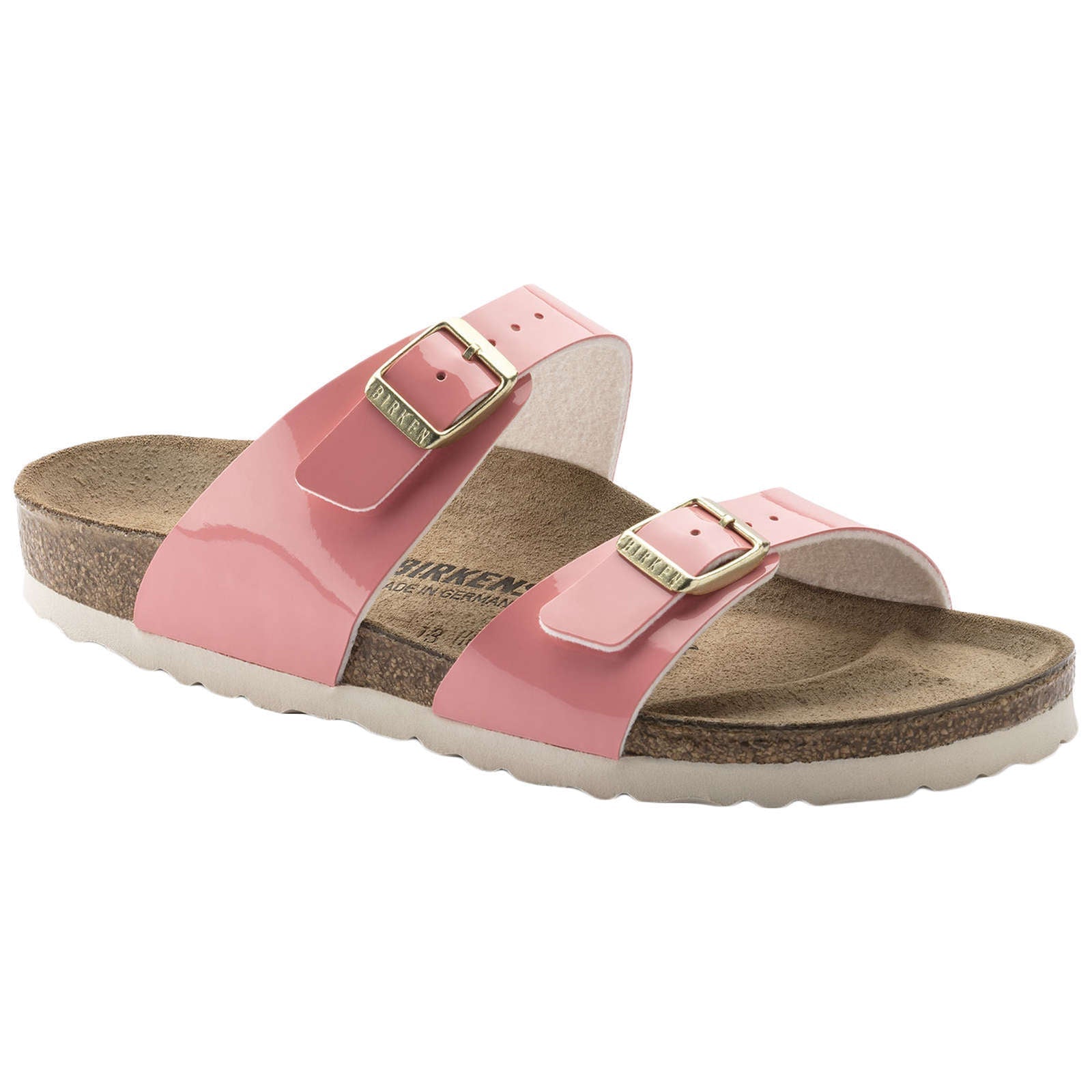 Birkenstock Sydney Birko-Flor Unisex Sandals#color_two tone cream coral