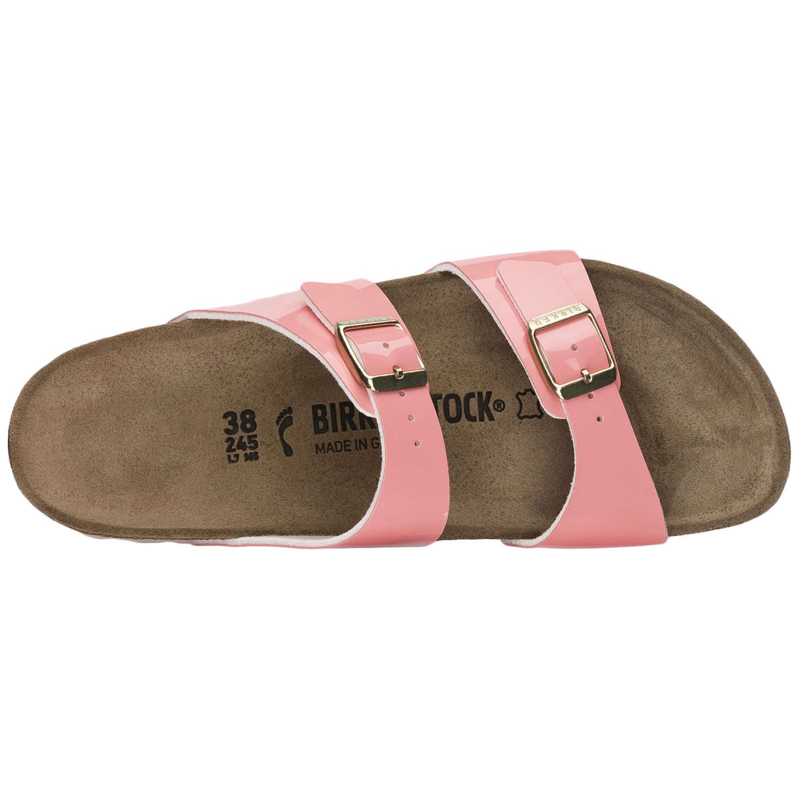 Birkenstock Sydney Birko-Flor Unisex Sandals#color_two tone cream coral