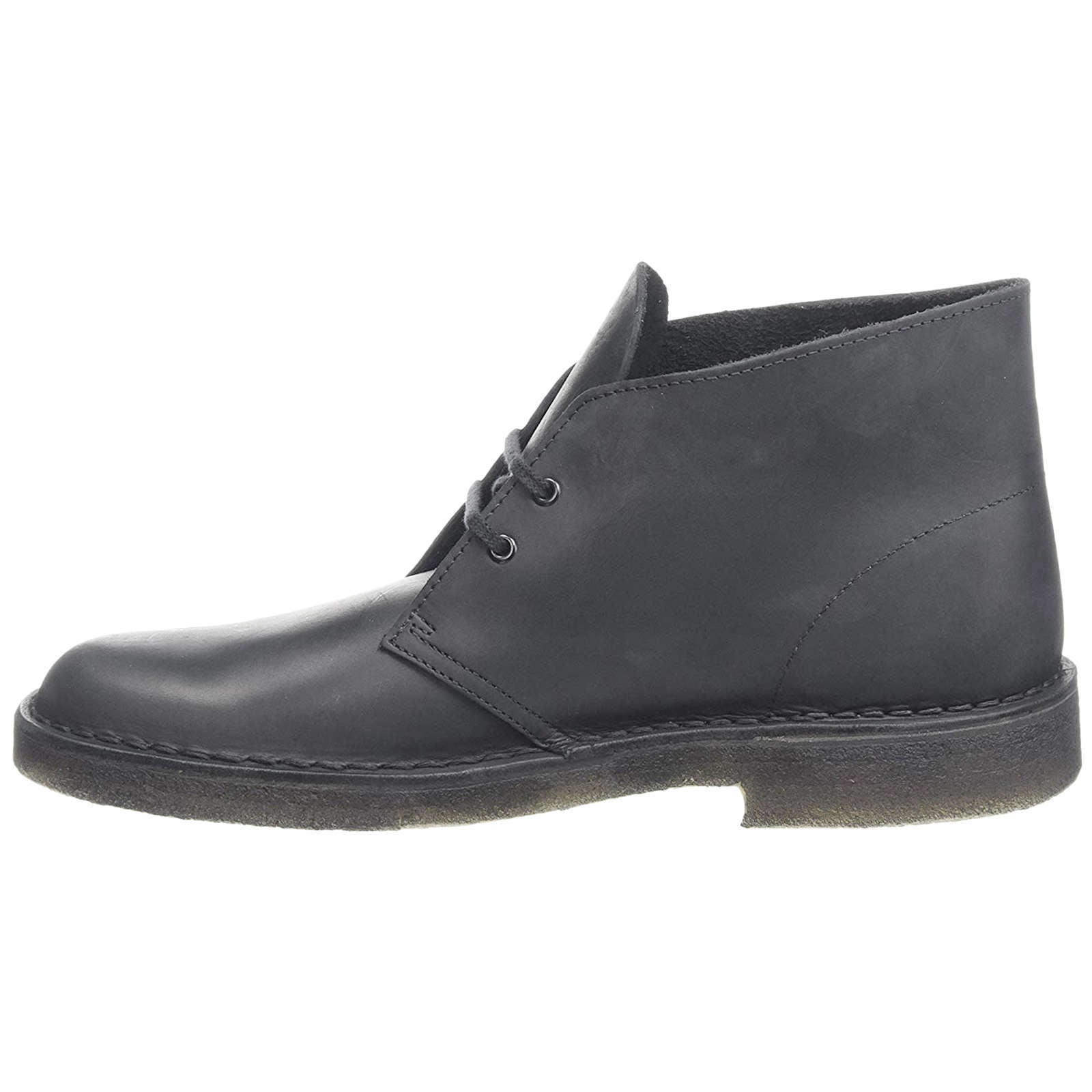 Clarks Originals Desert Boot Leather Men's Boots#color_black