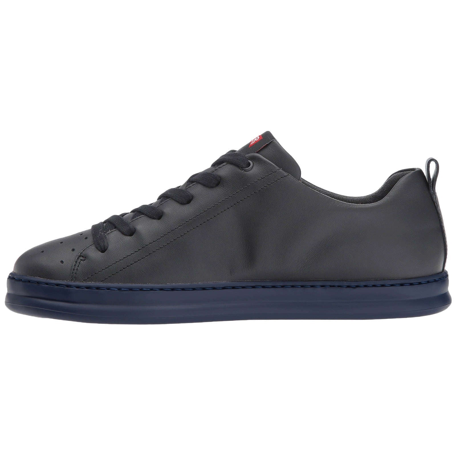 Camper Runner Calfskin Leather Men's Low-Top Sneakers#color_black