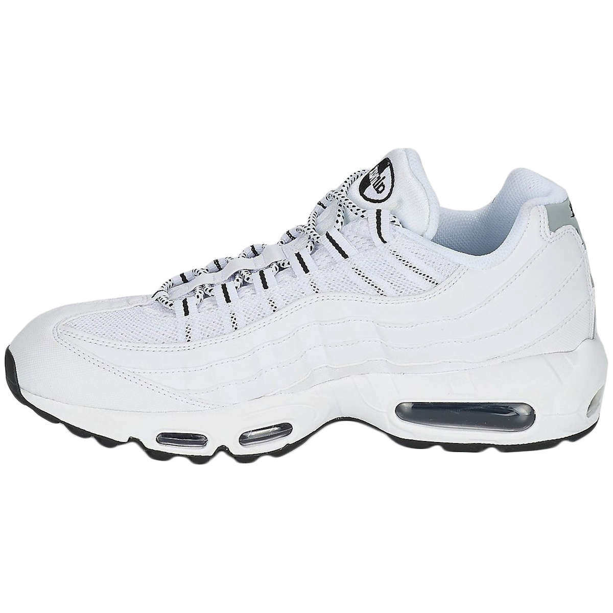 Nike Air Max 95 Mesh Men's Low-Top Sneakers#color_white black