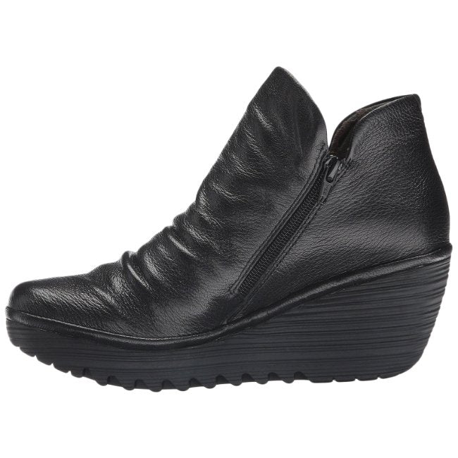 Fly London YIP Mousse Leather Womens Boots#color_black