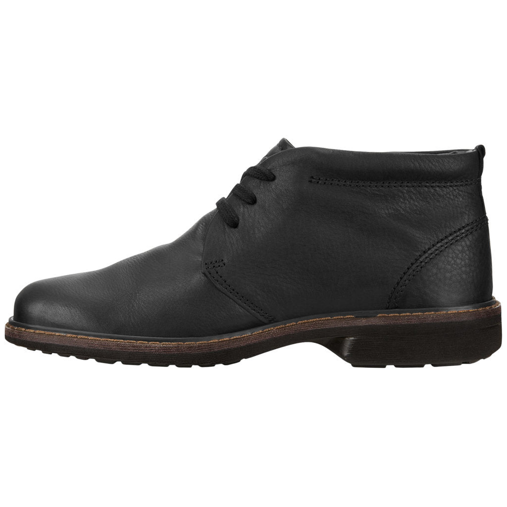 Ecco Turn Leather Mens Boots#color_black