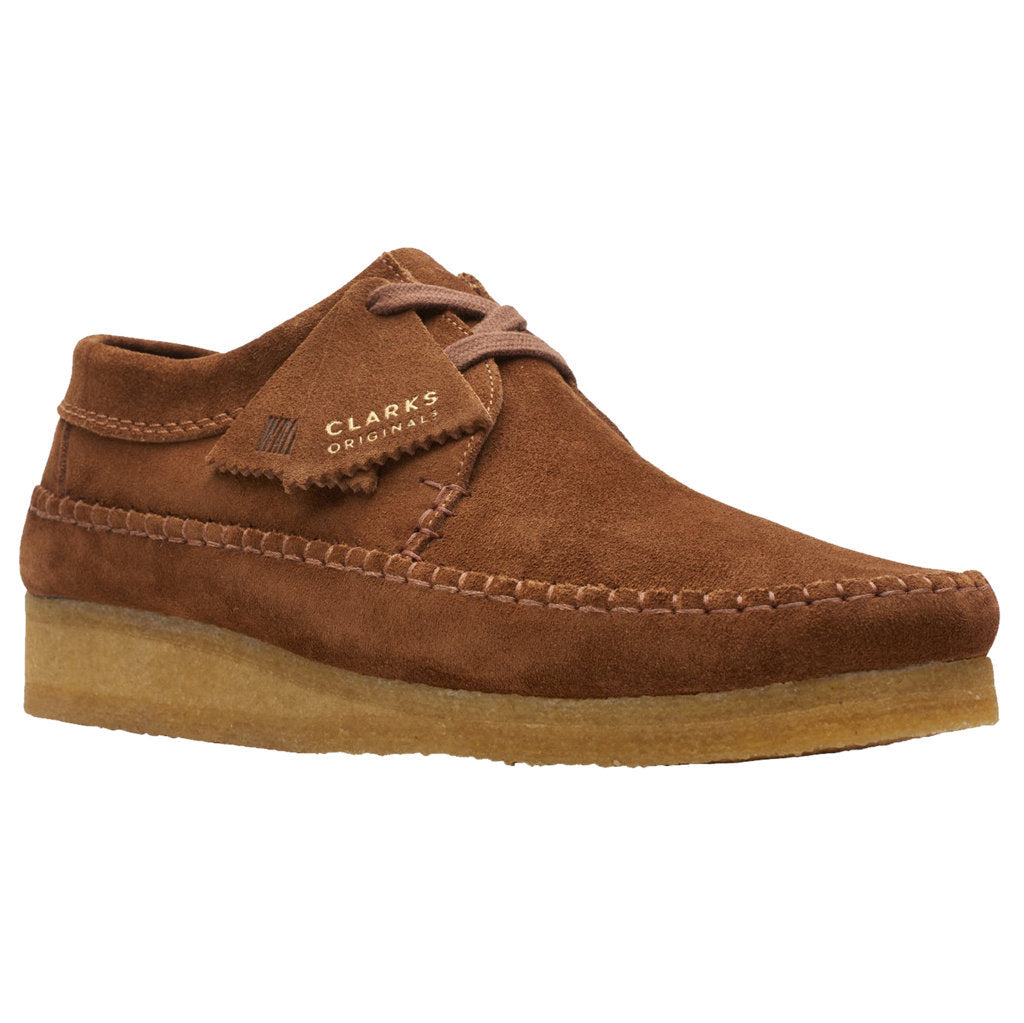 Clarks Originals Weaver Suede Leather Men's Shoes#color_cola