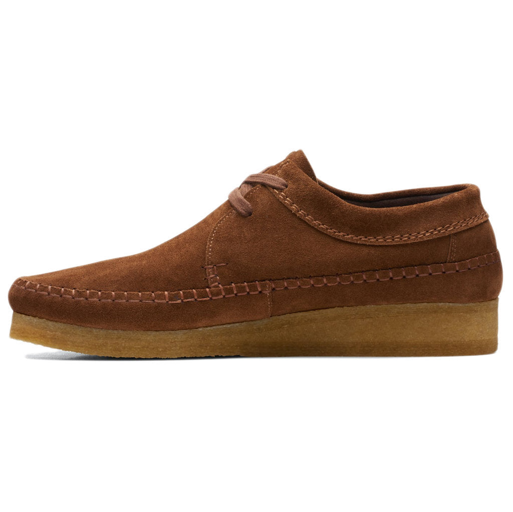 Clarks Originals Weaver Suede Leather Men's Shoes#color_cola