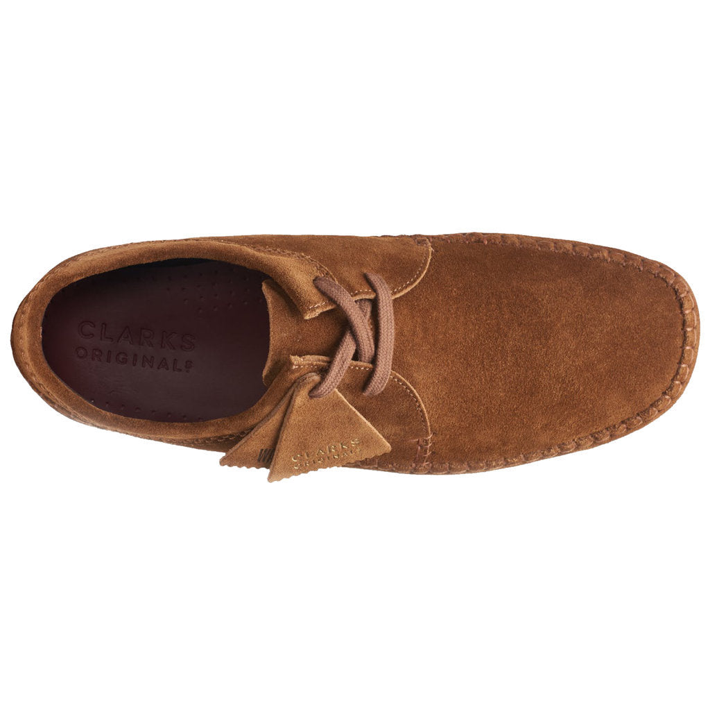 Clarks Originals Weaver Suede Leather Men's Shoes#color_cola