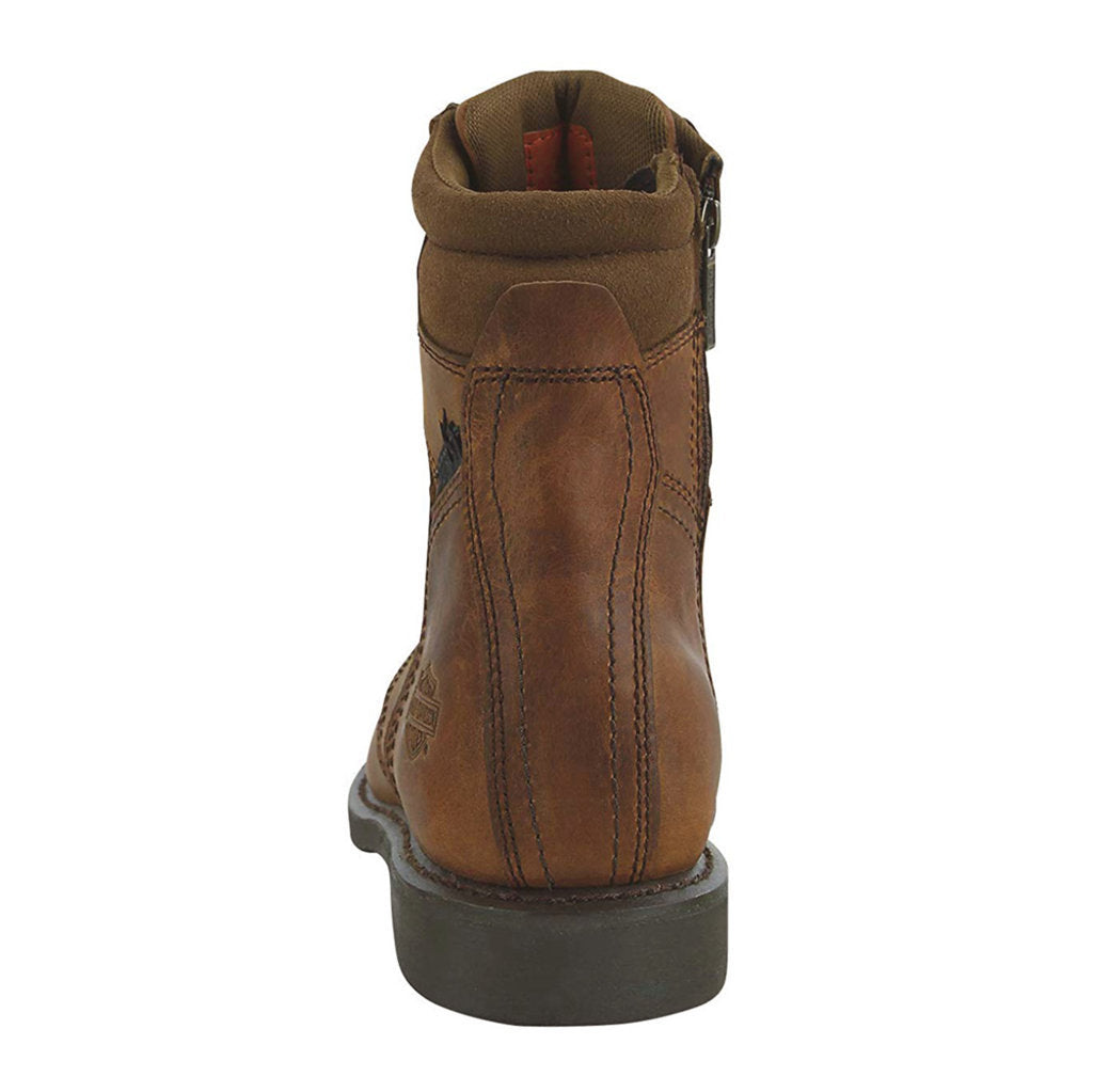 Harley Davidson Darnel Leather Mens Boots#color_brown