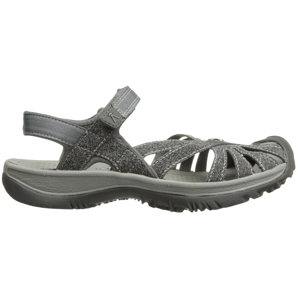 Keen Rose Washable Textile Women's Casual Sandals#color_gargoyle raven