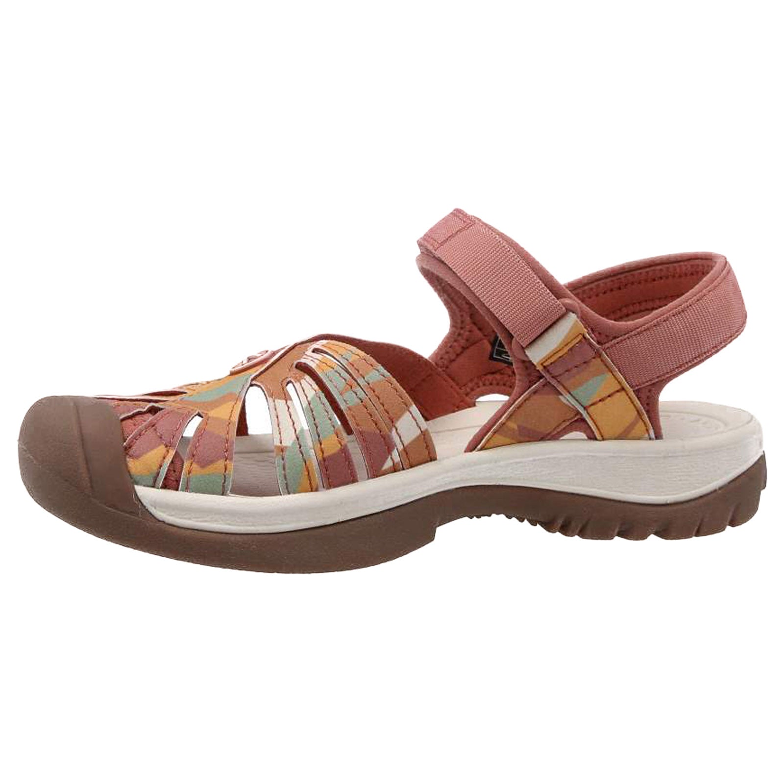 Keen Rose Washable Textile Women's Casual Sandals#color_brick dust multi