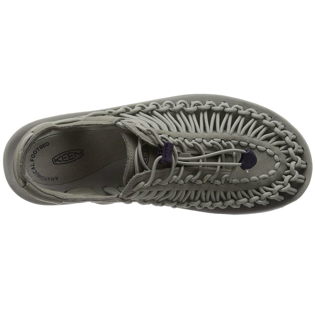 Keen UNEEK Synthetic Textile 2-Cord Monochrome Men's Sandals#color_steel grey drizzle