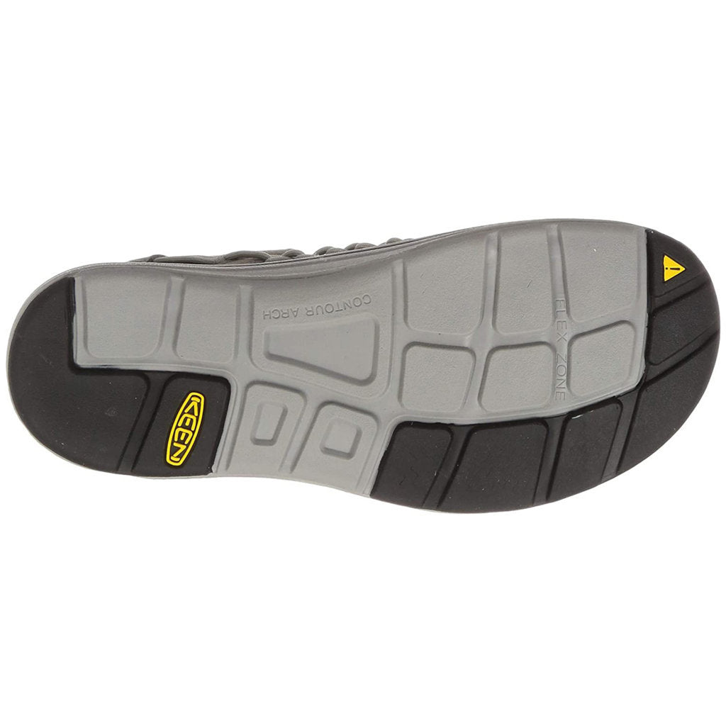 Keen UNEEK Synthetic Textile 2-Cord Monochrome Men's Sandals#color_steel grey drizzle