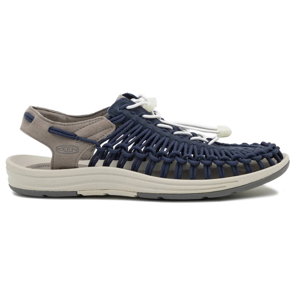 Keen UNEEK Synthetic Textile 2-Cord Monochrome Men's Sandals#color_ufo navy