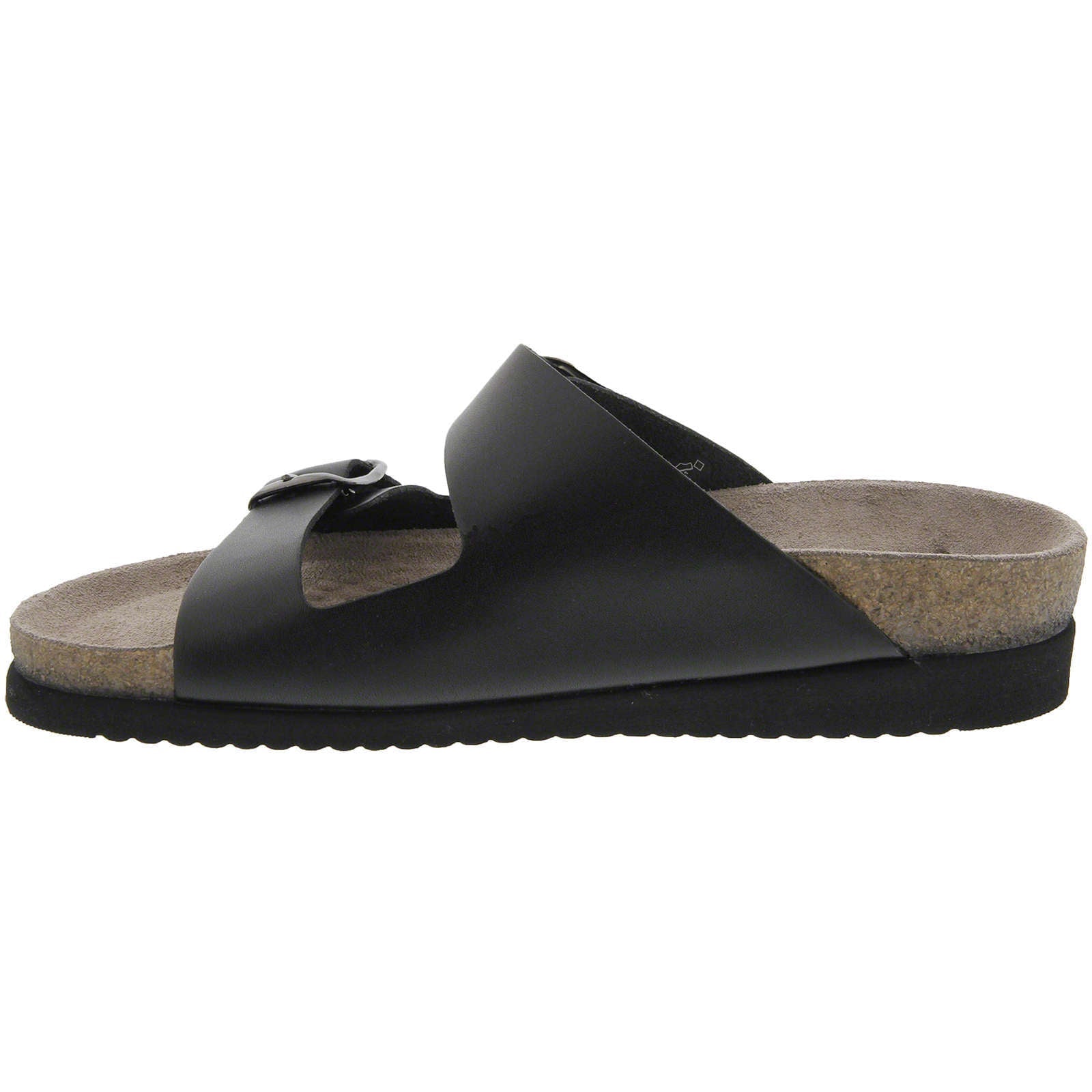 Mephisto Harmony Nubuck Womens Sandals#color_black