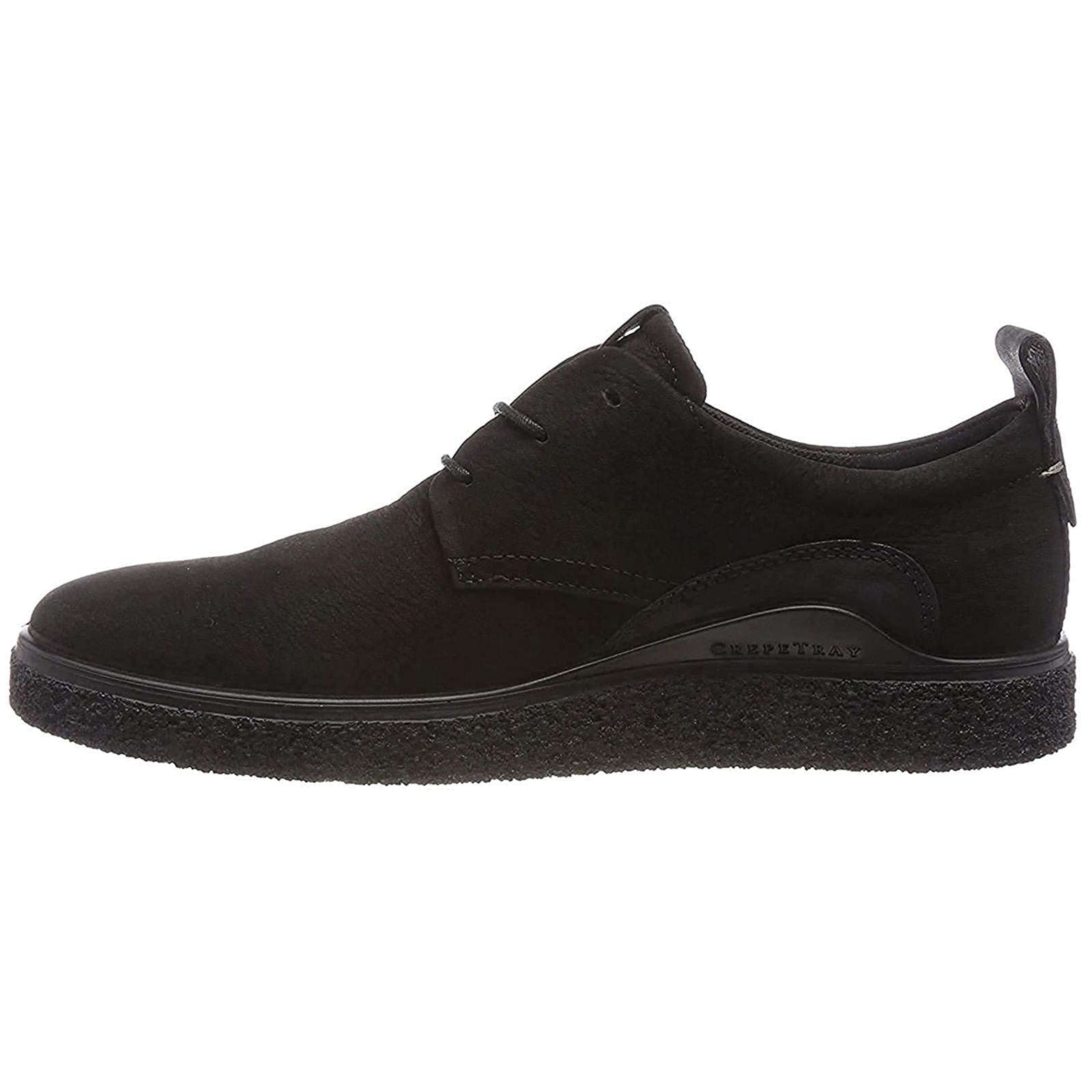 ECCO Crepetray M Nubuck Mens Sneakers#color_black