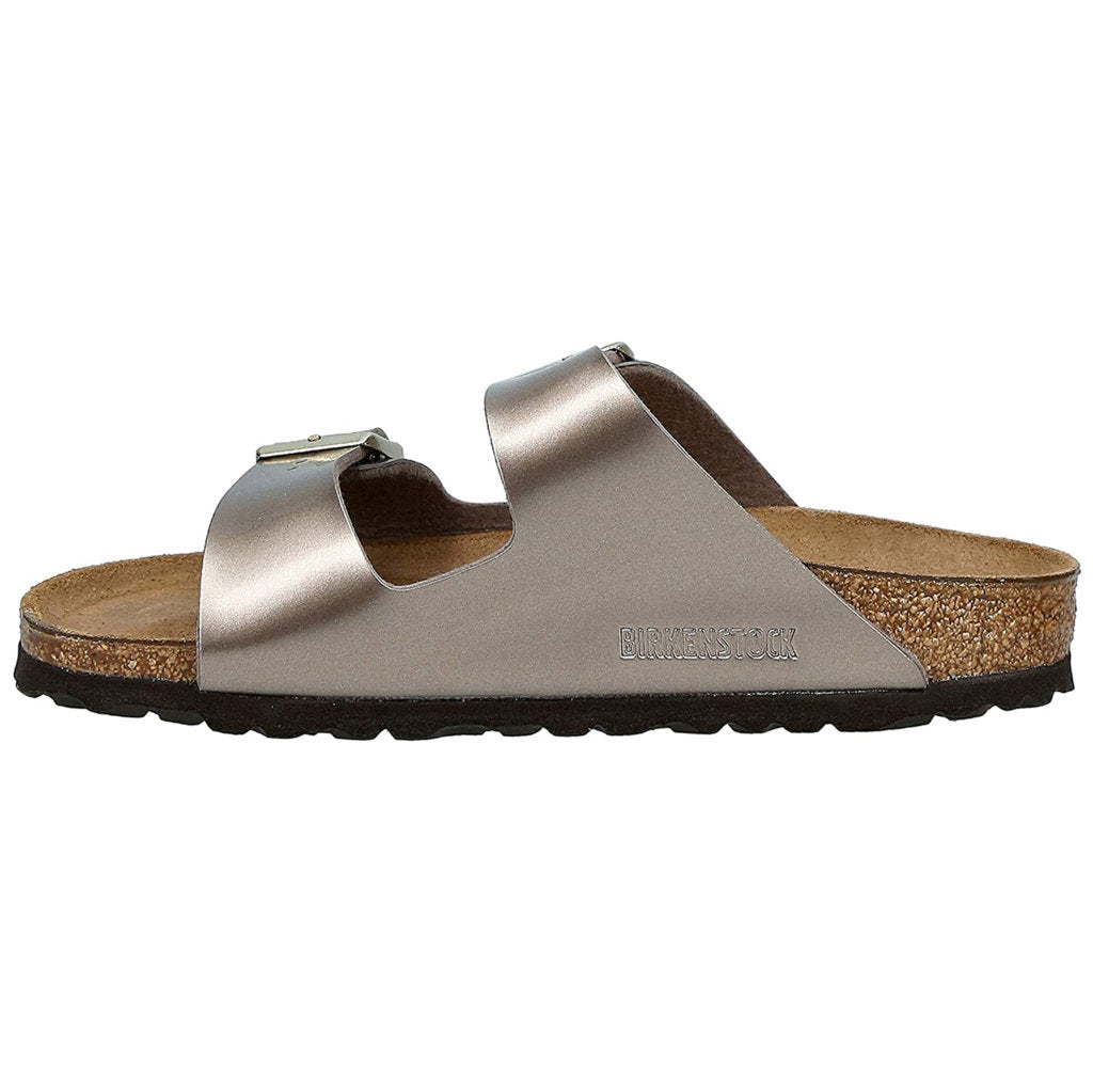 Birkenstock Arizona Birko-Flor Unisex Sandals#color_electric metallic taupe