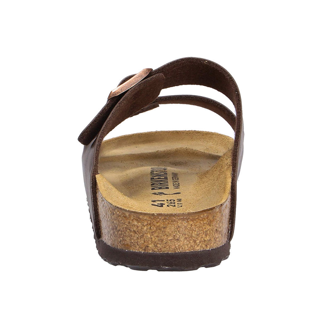 Birkenstock Arizona Birko-Flor Unisex Sandals#color_dark brown