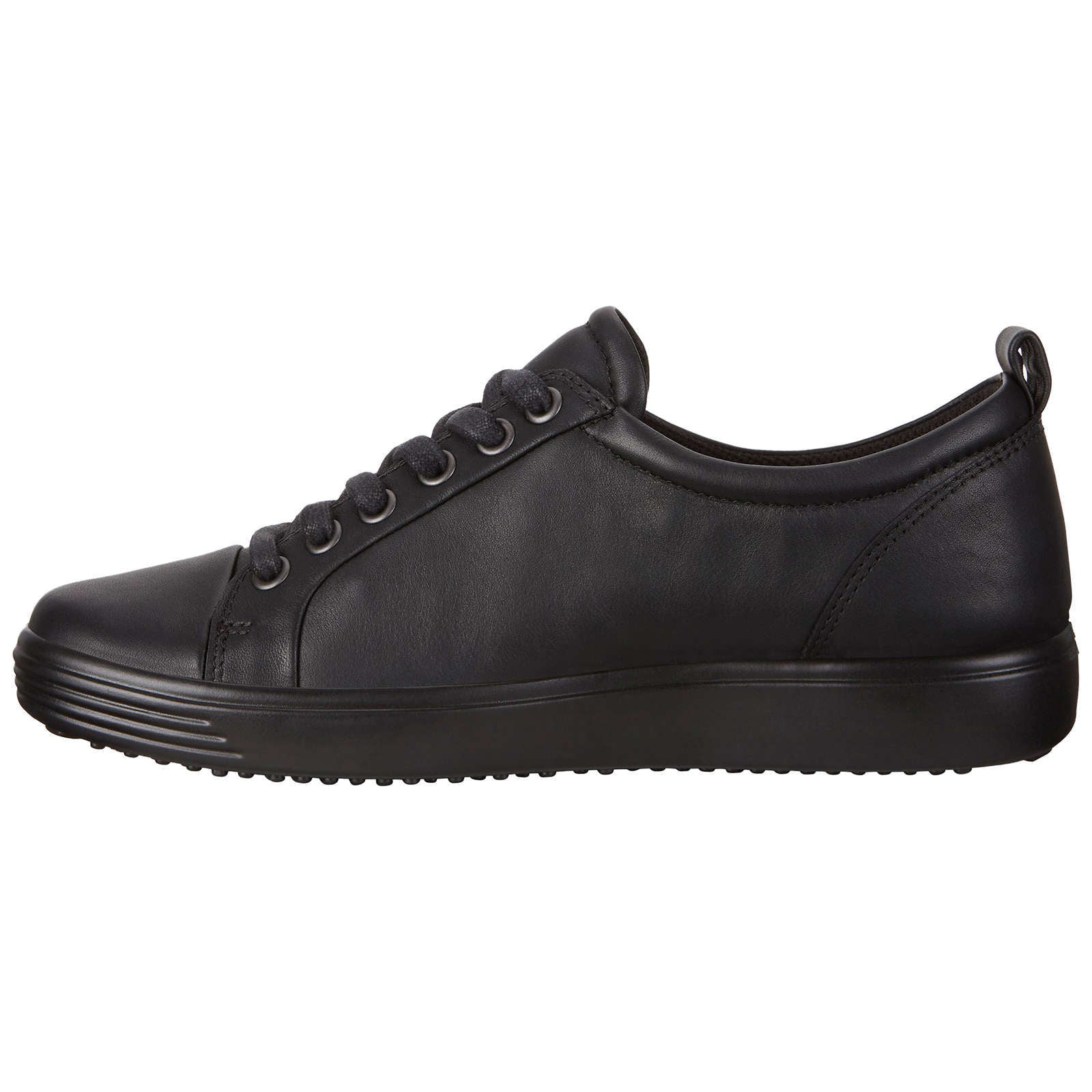 Ecco Soft 7 Gore-Tex Leather Womens Sneakers#color_black