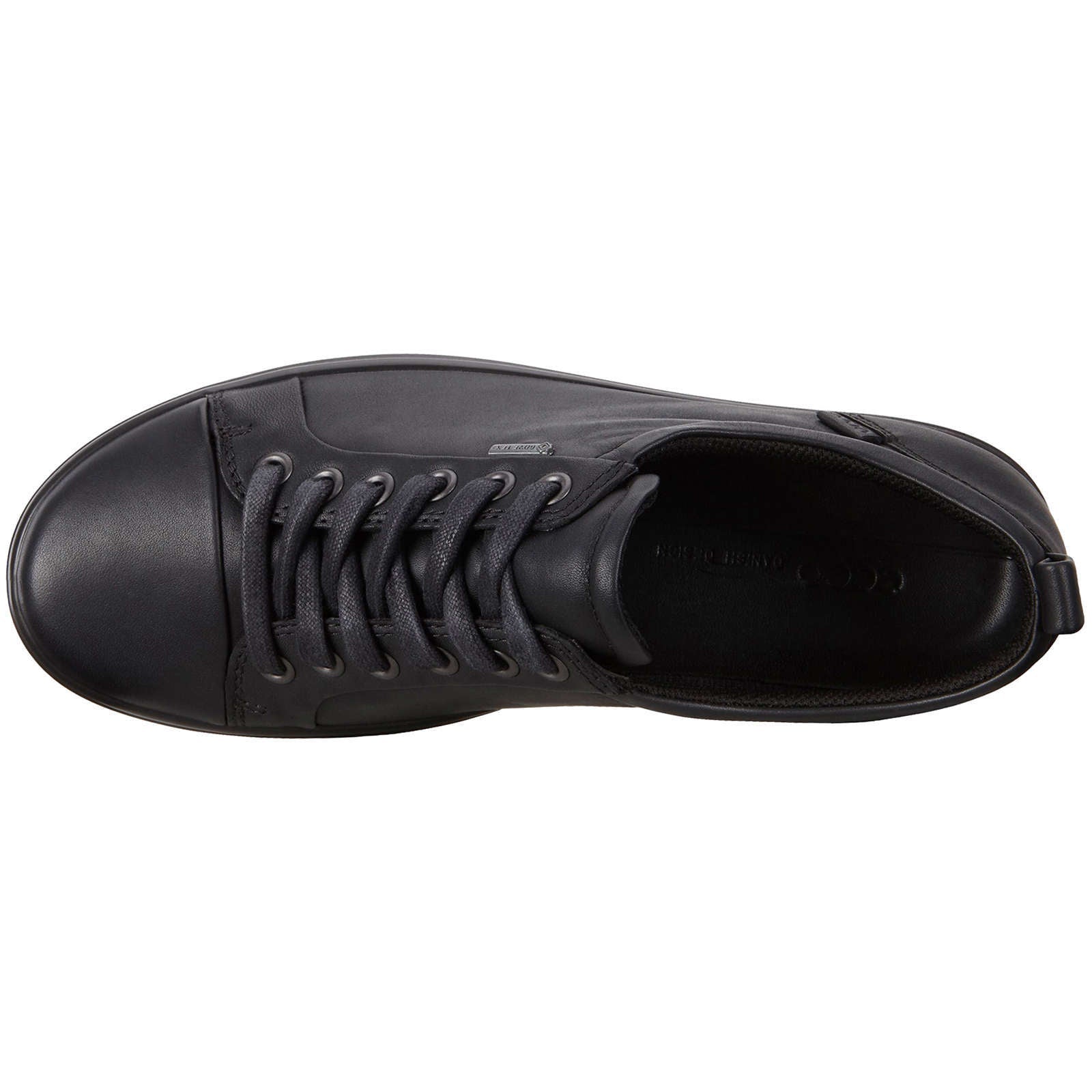 Ecco Soft 7 Gore-Tex Leather Womens Sneakers#color_black