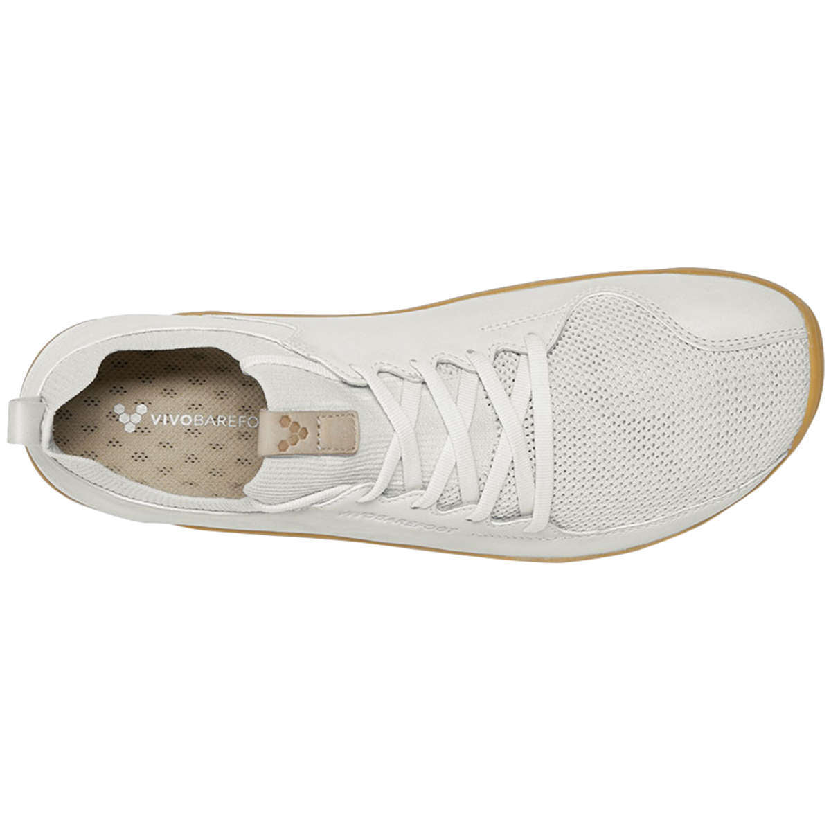 Vivobarefoot Primus Knit Leather Textile Womens Sneakers#color_vap grey