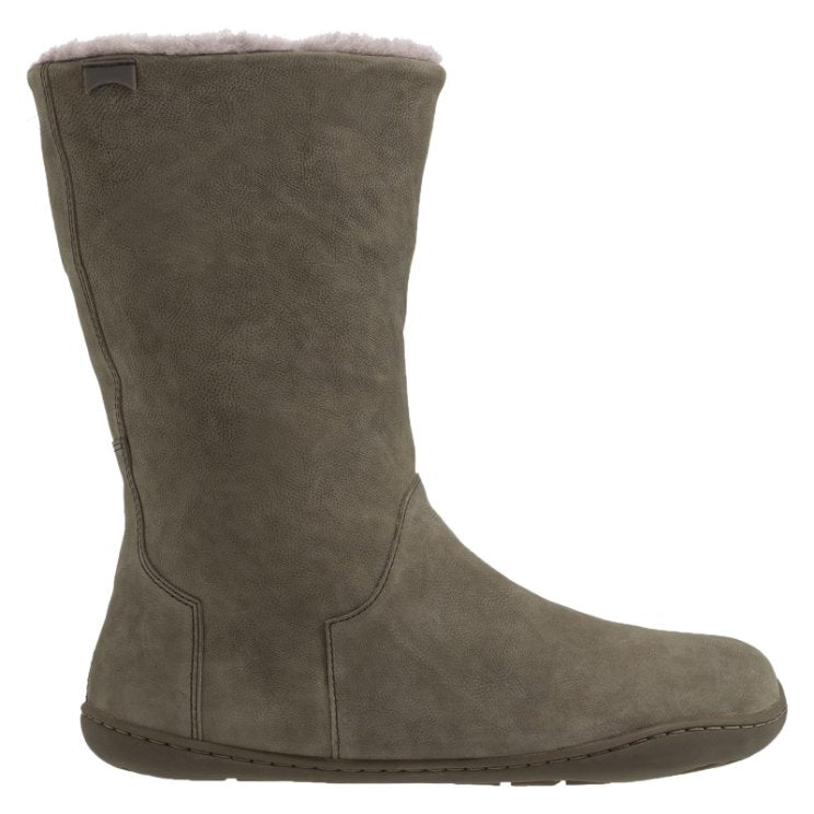 Camper Peu Nubuck Leather Women's Mid Calf Boots#color_dark gray