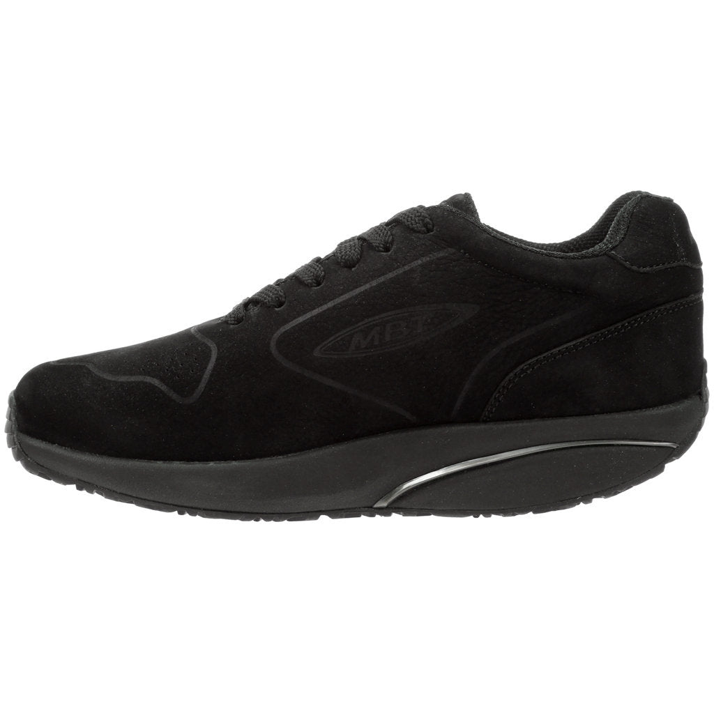 MBT 1997 Synthetic Leather & Mesh Men's Low-Top Sneakers#color_black