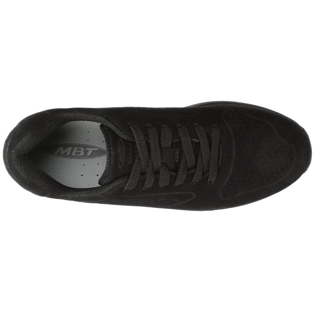 MBT 1997 Synthetic Leather & Mesh Men's Low-Top Sneakers#color_black