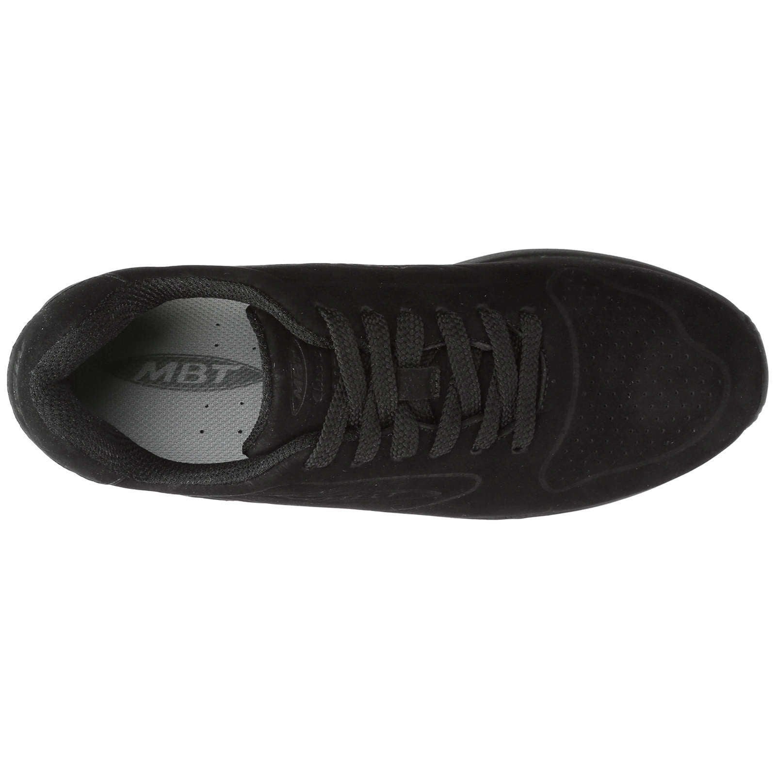 MBT 1997 Synthetic Leather & Mesh Women's Low-Top Sneakers#color_black