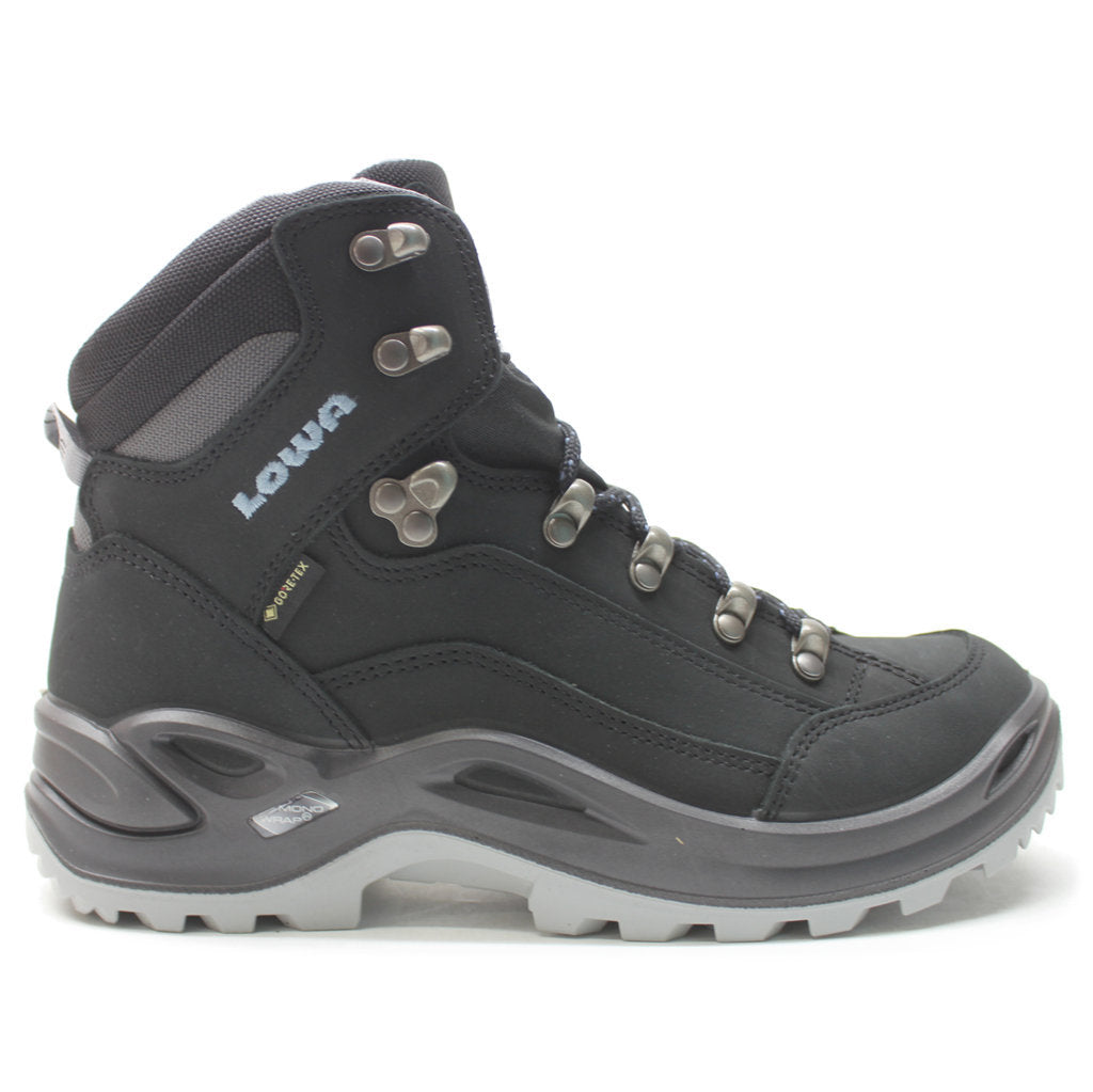 Lowa Renegade GTX Mid Ws Nubuck Womens Boots#color_black ice blue