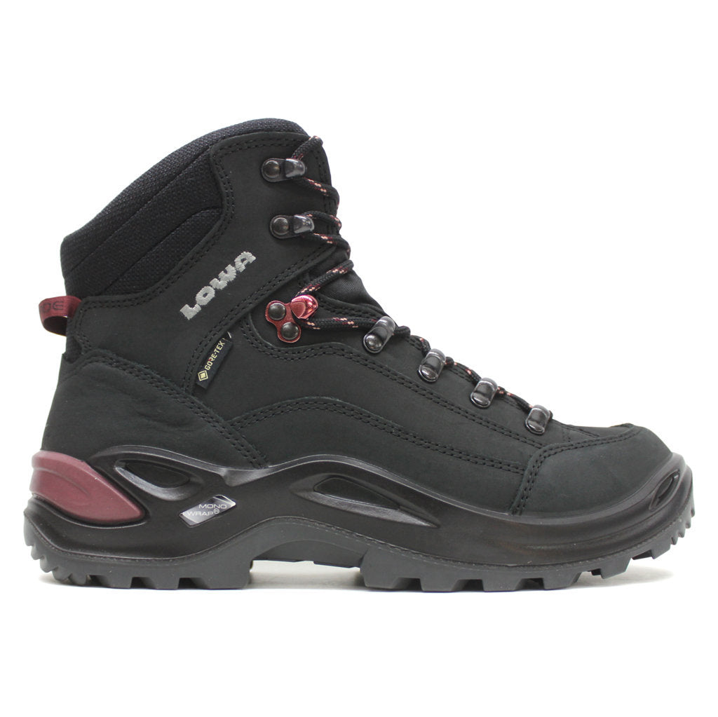 Lowa Renegade GTX Mid Ws Nubuck Womens Boots#color_black prune