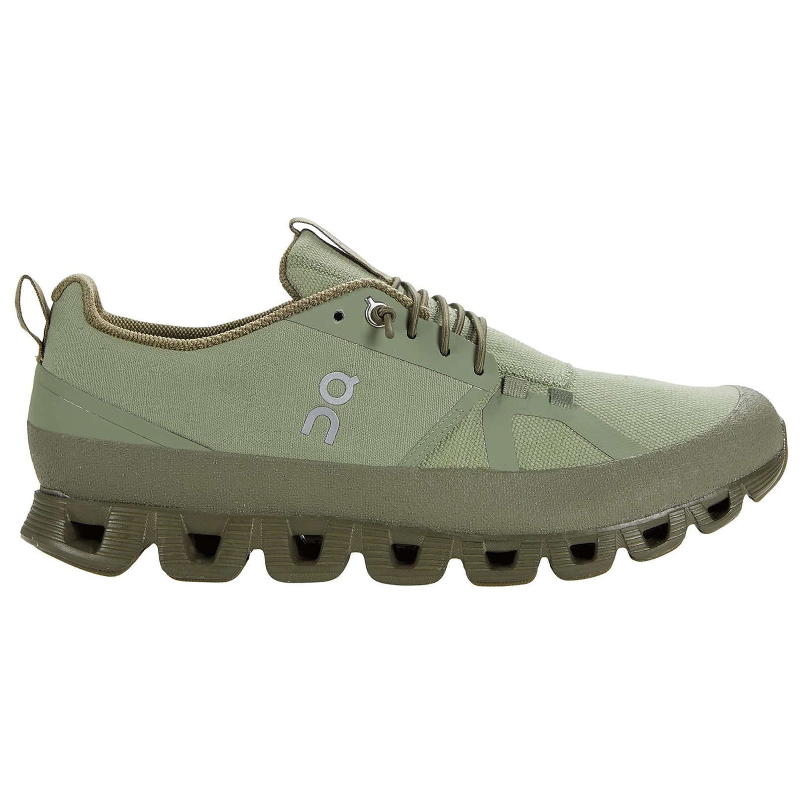 On Cloud Dip Canvas Men's Running Shoes#color_reseda olive