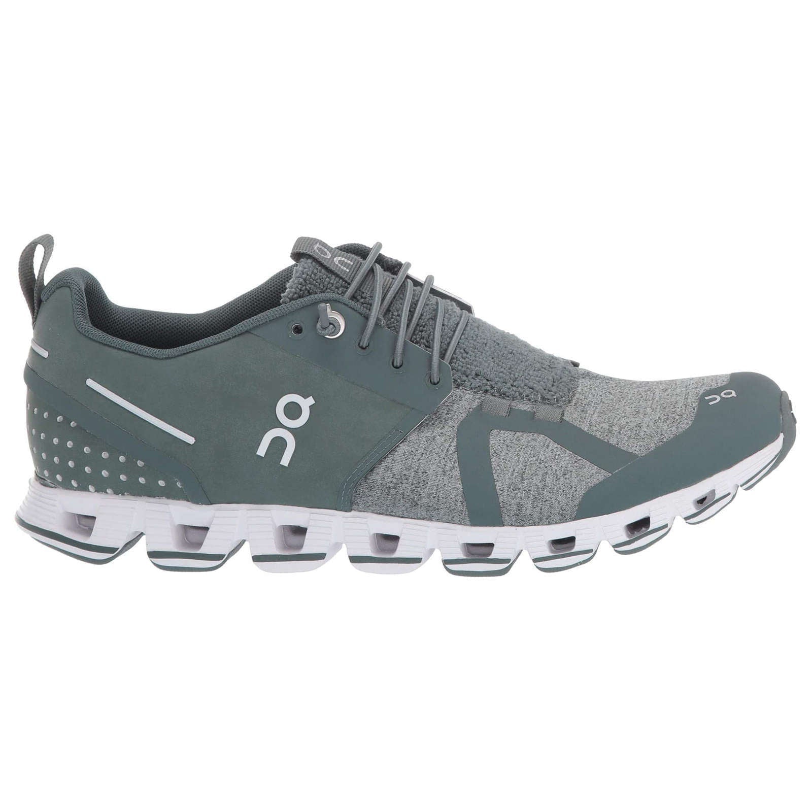 On Cloud Terry Textile Women's Running Shoes#color_olive