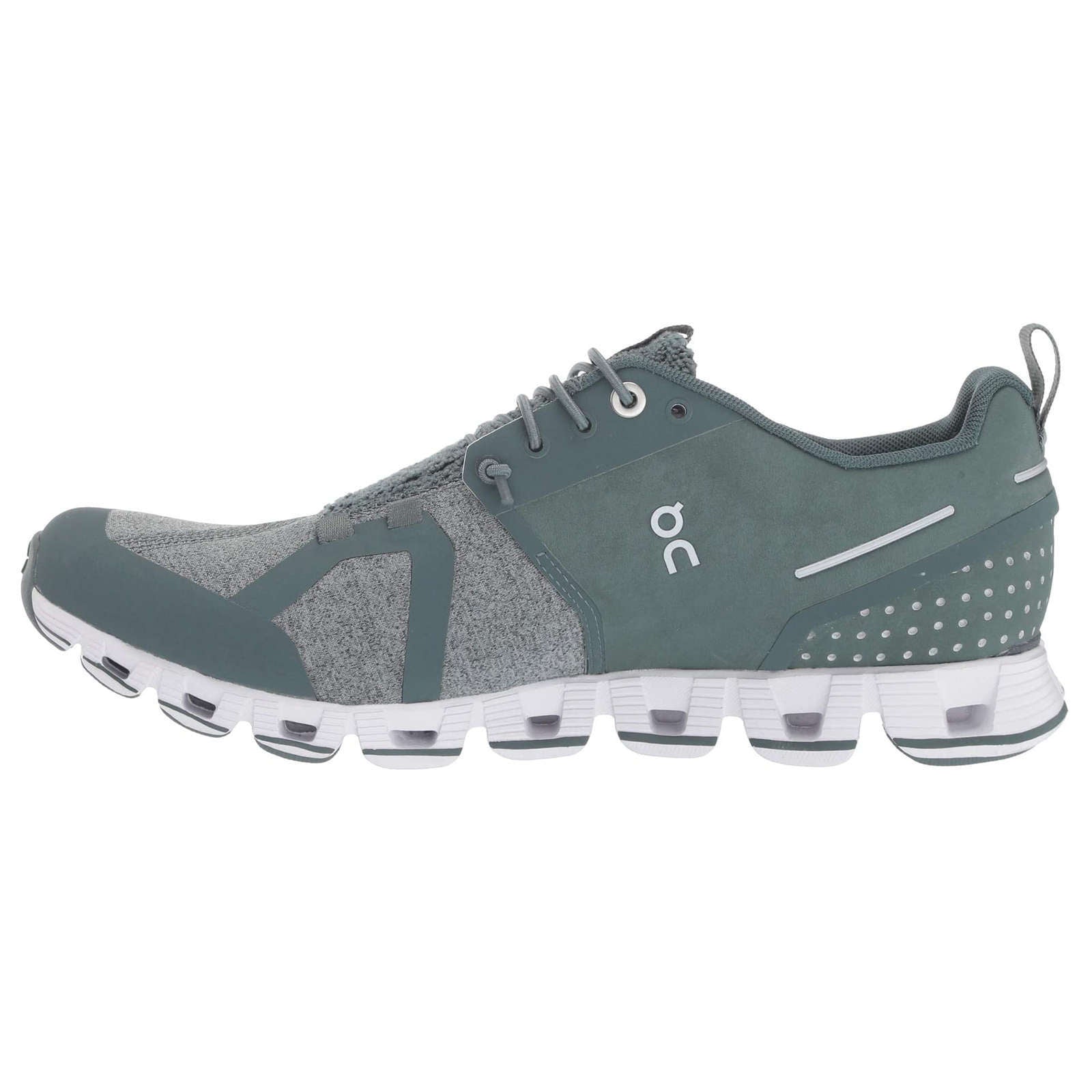 On Cloud Terry Textile Women's Running Shoes#color_olive