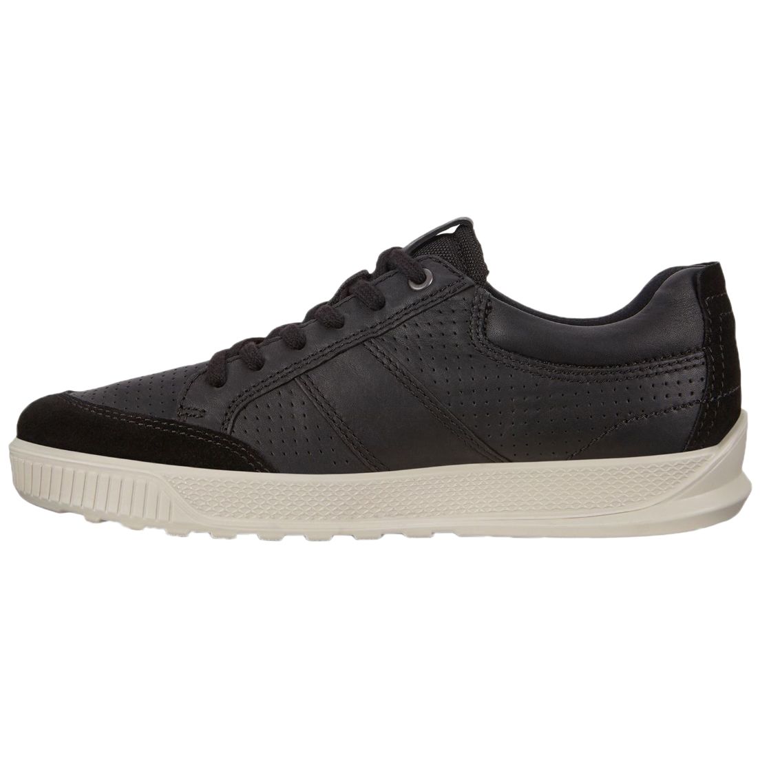 Ecco Byway 501564 Leather Mens Sneakers#color_black