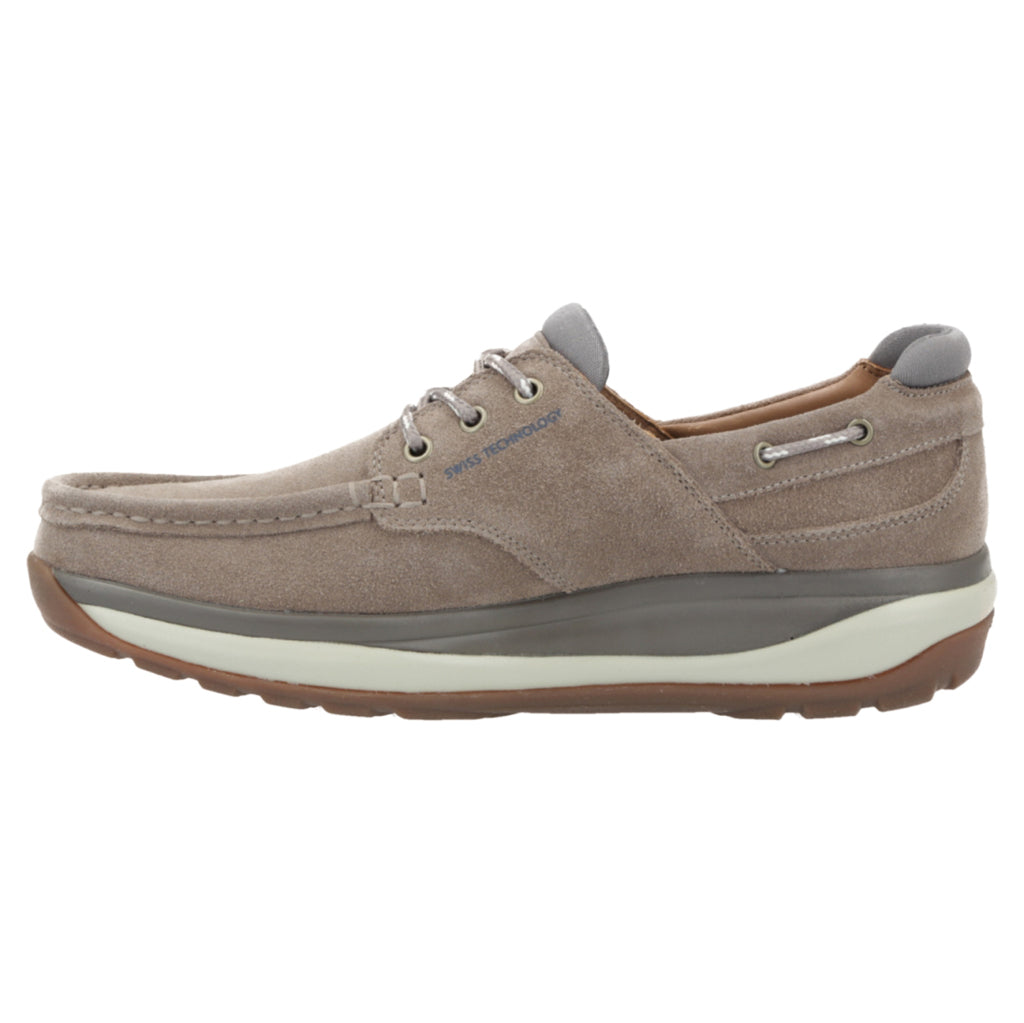 Joya Havanna Velour Leather & Textile Men's Shoes#color_light brown