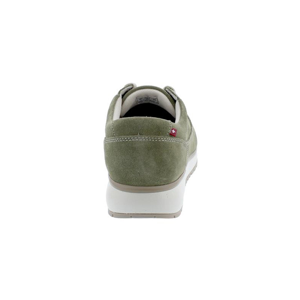 Joya Vancouver Suede Leather Womens Sneakers#color_light green