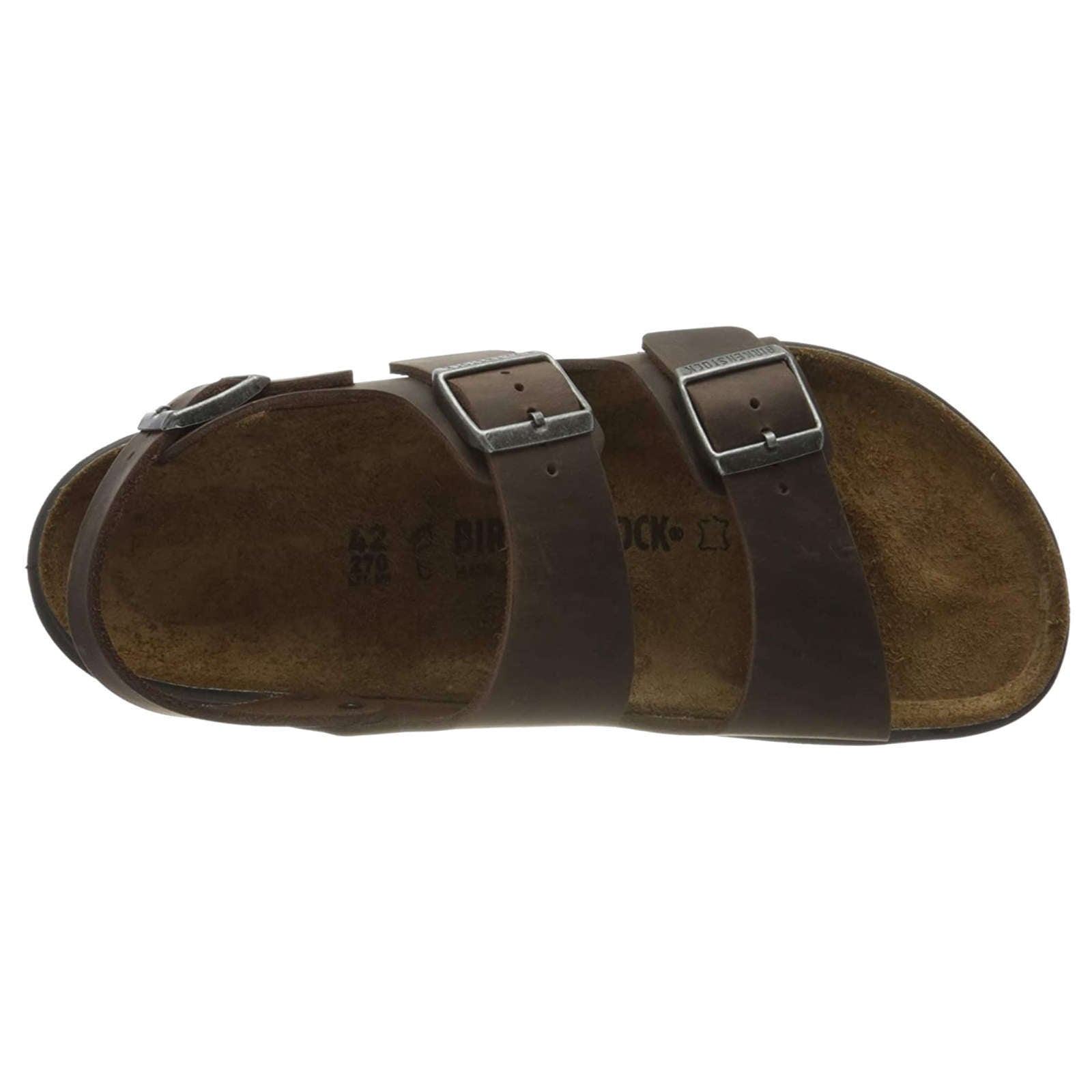 Birkenstock Milano CT Waxy Leather Mens Sandals#color_habana