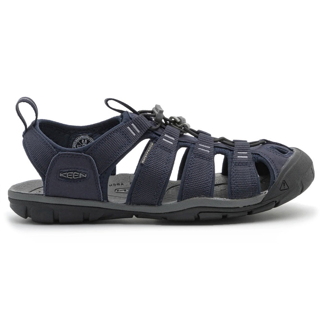 Keen Clearwater CNX Men's Waterproof Sandals#color_sky captain black