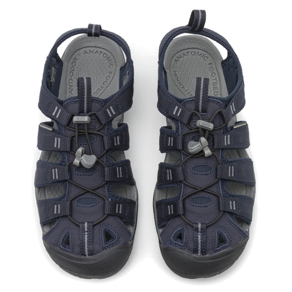 Keen Clearwater CNX Men's Waterproof Sandals#color_sky captain black