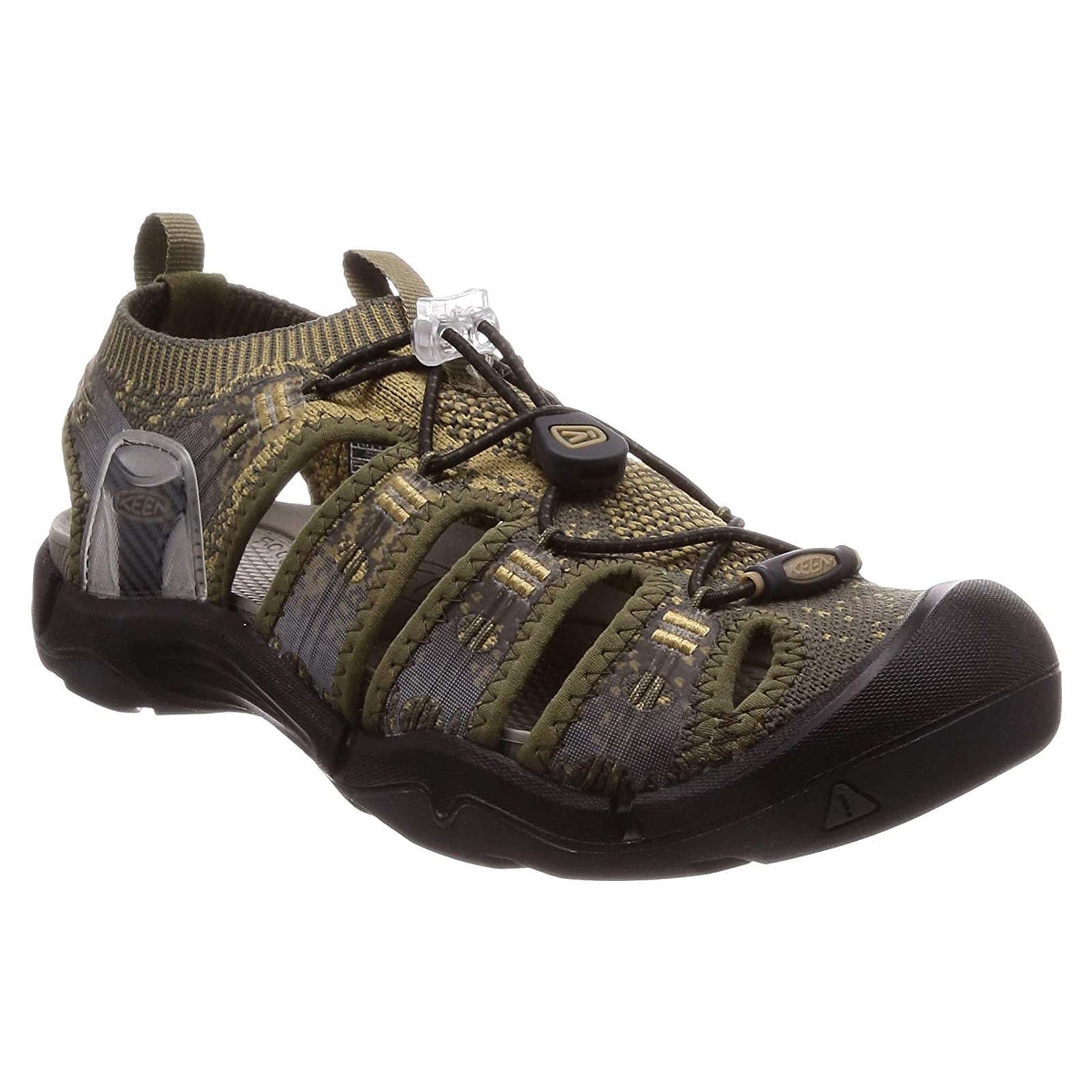 Keen Evofit One Textile Men's Hiking Sandals#color_dark olive