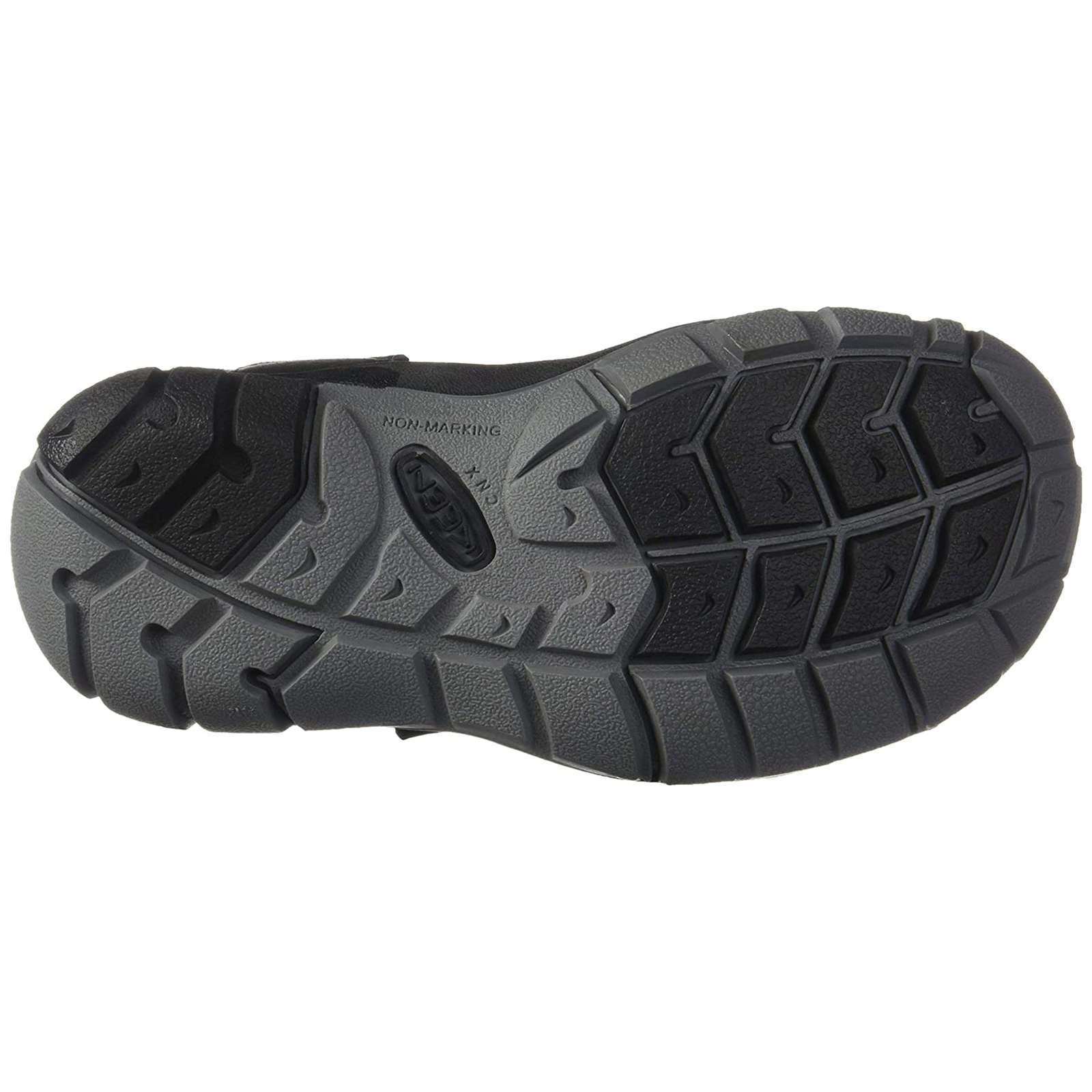 Keen Seacamp II CNX Textile Synthetic Youth Sandals#color_black steel grey